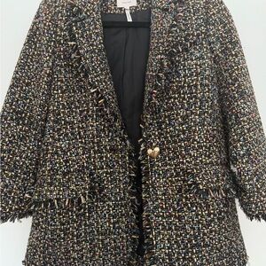 Cinq à Sept Colorful Tweed Blazer